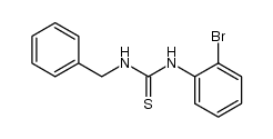 (2-Brom-phenyl)-benzyl-thioharnstoff Structure