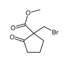 methyl 1-(bromomethyl)-2-oxocyclopentane-1-carboxylate Structure