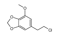 6-(2-氯-乙基)-4-甲氧基-苯并[1,3]二氧代结构式