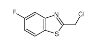 Benzothiazole, 2-(chloromethyl)-5-fluoro- (9CI)结构式