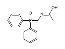 N-(diphenylphosphorylmethyl)acetamide结构式