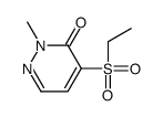 4-ethylsulfonyl-2-methylpyridazin-3-one Structure