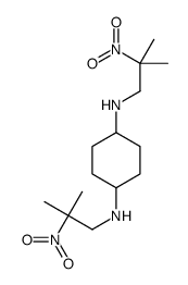 1-N,4-N-bis(2-methyl-2-nitropropyl)cyclohexane-1,4-diamine Structure