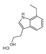 7-ETHYL-3-(2-HYDROXYETHYL)INDOLE HYDROCHLORIDE Structure