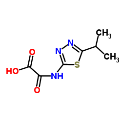 [(5-Isopropyl-1,3,4-thiadiazol-2-yl)amino](oxo)acetic acid picture