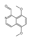 5,8-dimethoxyisoquinoline-1-carbaldehyde Structure