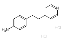 [4-(2-Pyridin-4-ylethyl)phenyl]amine dihydrochloride structure