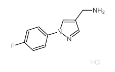 1-(4-Fluorophenyl)-1H-pyrazol-4-ylmethylaminehydrochloride图片