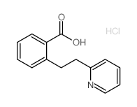 2-(2-Pyridin-2-ylethyl)benzoic acid hydrochloride结构式