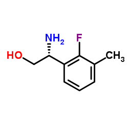 (2R)-2-Amino-2-(2-fluoro-3-methylphenyl)ethanol structure