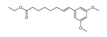 ethyl 8-(3,5-dimethoxyphenyl)oct-7-enoate结构式