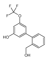 3-[2-(hydroxymethyl)phenyl]-5-(trifluoromethoxy)phenol结构式