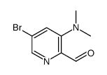 5-bromo-3-(dimethylamino)pyridine-2-carbaldehyde Structure