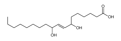 7,10-dihydroxyoctadec-8-enoic acid Structure