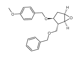 (1S,2R,3S,5R)-2-benzyloxymethyl-3-(4-methoxybenzyloxy)-6-oxabicyclo[3.1.0]hexane Structure