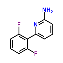 6-(2,6-Difluorophenyl)-2-pyridinamine Structure