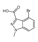 4-bromo-1-methyl-1H-indazole-3-carboxylic acid Structure