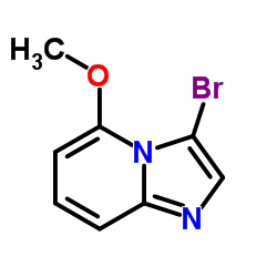 IMidazo[1,2-a]pyridine, 3-bromo-5-Methoxy- structure