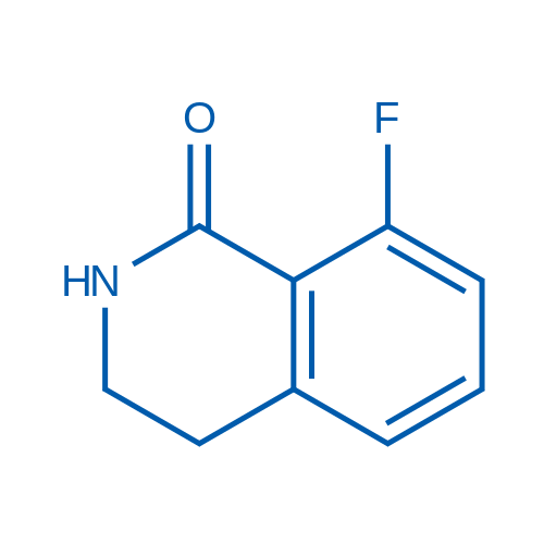 8-氟-3,4-二氢异喹啉-1(2H)-星空app结构式