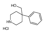 (4-phenylpiperidin-4-yl)methanol,hydrochloride结构式