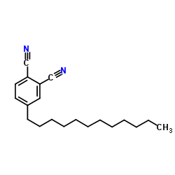 4-十二烷氧基邻苯二甲腈结构式