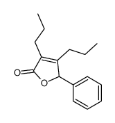 2-phenyl-3,4-dipropyl-2H-furan-5-one Structure