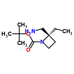 2-Methyl-2-propanyl (2R)-2-(aminomethyl)-2-ethyl-1-azetidinecarboxylate picture