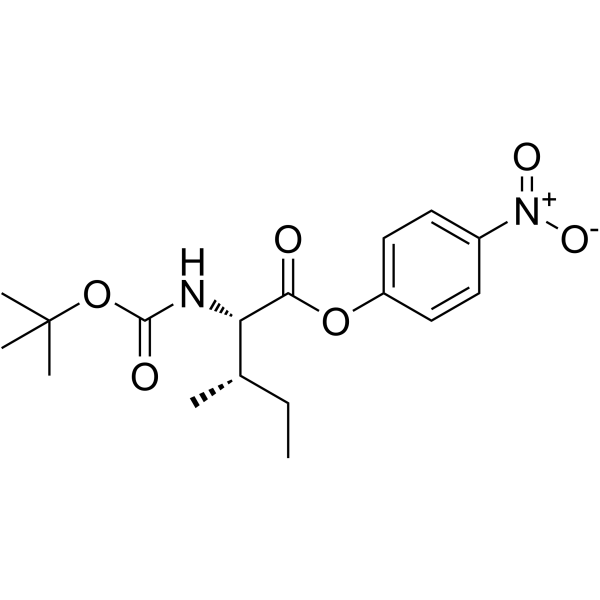 Boc-Ile-ONP Structure