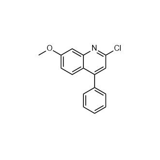 2-Chloro-7-methoxy-4-phenylquinoline Structure