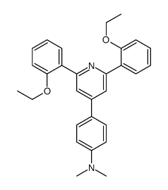 4-[2,6-bis(2-ethoxyphenyl)pyridin-4-yl]-N,N-dimethylaniline结构式