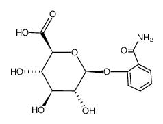 Salicylamide glucuronide结构式