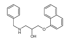 1-(1-Naphtyloxy)-3-(benzylamino)-2-propanol结构式