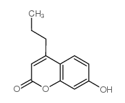 7-Hydroxy-4-propyl-2H-chromen-2-one Structure