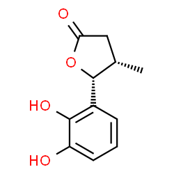 2(3H)-Furanone,5-(2,3-dihydroxyphenyl)dihydro-4-methyl-,(4R,5S)-rel-(-)-(9CI) structure