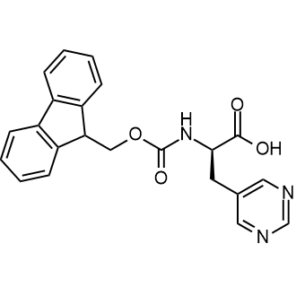 (R)-2-((((9H-Fluoren-9-yl)methoxy)carbonyl)amino)-3-(pyrimidin-5-yl)propanoic acid picture