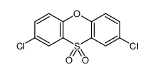 2,8-dichlorophenoxathiine 10,10-dioxide结构式