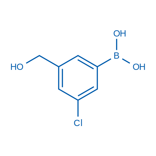 5-chloro-3-(hydroxymethyl)phenylboronic acid图片