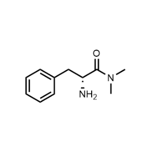 (2r)-2-氨基-n,n-二甲基-3-苯基丙酰胺结构式