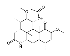 11α-Acetoxy-2,12β-dimethoxypicras-2-ene-1,16-dione structure