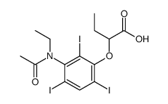 2-[3-(N-Ethylacetylamino)-2,4,6-triiodophenoxy]butyric acid picture