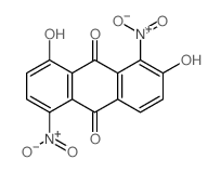 9,10-Anthracenedione,2,8-dihydroxy-1,5-dinitro- structure