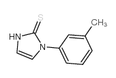 1-(间甲苯)咪唑啉-2-硫酮结构式