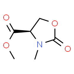 4-Oxazolidinecarboxylicacid,3-methyl-2-oxo-,methylester,(4R)-(9CI) Structure