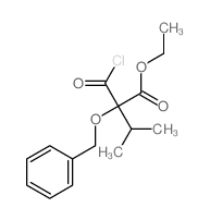 Butanoic acid,2-(chlorocarbonyl)-3-methyl-2-(phenylmethoxy)-, ethyl ester picture