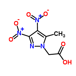 (5-Methyl-3,4-dinitro-1H-pyrazol-1-yl)acetic acid结构式