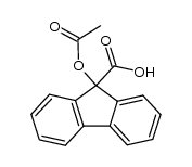 9-acetoxy-9H-fluorene-9-carboxylic acid Structure