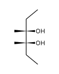 meso-3,4-dimethyl-hexane-3,4-diol结构式