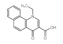 1-ethyl-4-oxobenzo[h]quinoline-3-carboxylic acid Structure