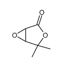 3,6-Dioxabicyclo[3.1.0]hexan-2-one,4,4-dimethyl- (9CI) Structure