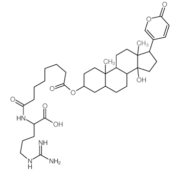 Bufa-20,22-dienolide,3-[[8-[[(1S)-4- [(aminoiminomethyl)amino]-1-carboxybutyl]- amino]-1,8-dioxooctyl]oxy]-14-hydroxy-,(3â,- 5â)- picture